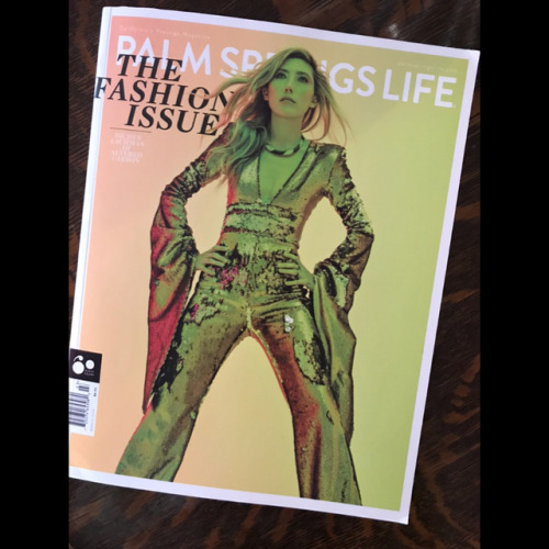 @dichenlachman looking gorgeous on the cover of @palmspringslifemagazine  Thank you @cactusandfog fo