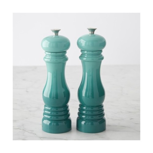 Le Creuset Salt and Pepper Mill Set ❤ liked on Polyvore (see more pepper grinders)