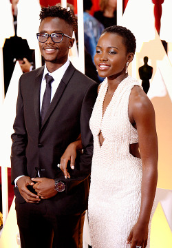 robertdeniro:Lupita Nyong’o and Peter Nyong’o