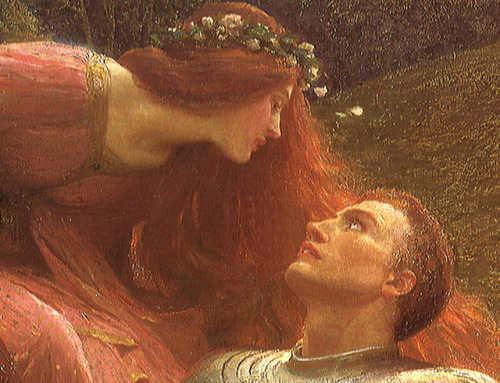  “La Belle Dame sans Merci” Frank Dicksee, ca 1901 O what can ail thee, knight-at-arms,Alone and pal