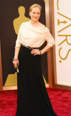 Meryl Streep at the 86th Annual Academy Awards