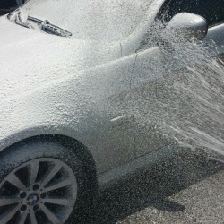 chemicalguys:  Laying down insane foam courtesy of the Chemical Guys TORQ FOAM CANNON combined with professional detailing by @proline_detailing