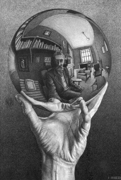 Global creativity (self portrait by M.C.