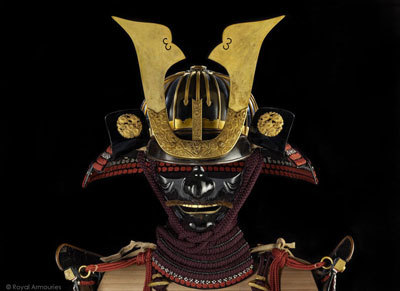 A set of Samurai armor presented to King James I of England from Tokugawa Hidetada in 1616.from The 