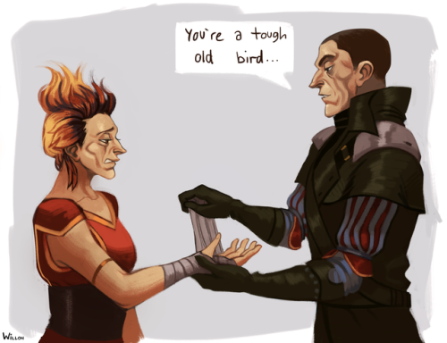 willohdraws: Always wished Sienna would reply to this line Saltzpyre says when healing her. It’s sup