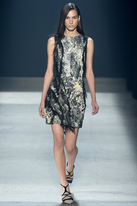 Label:  Narciso Rodriguez  Fashion Show:  Spring/Summer 2014 in New York  Models:  Caroline Brasch N