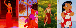 megahra:  Disney Ladies + A rainbow of outfits 