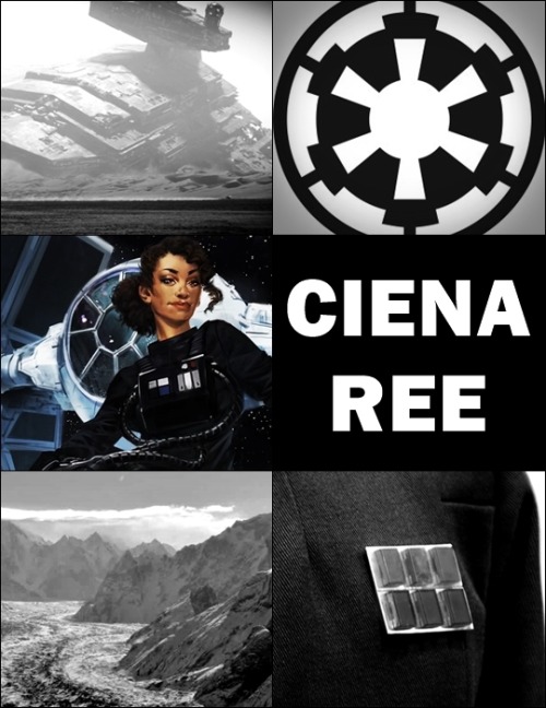 actualjainasolo:Women of the Star Wars Universe: Ciena Ree“It’s always ships and flying, with you.”