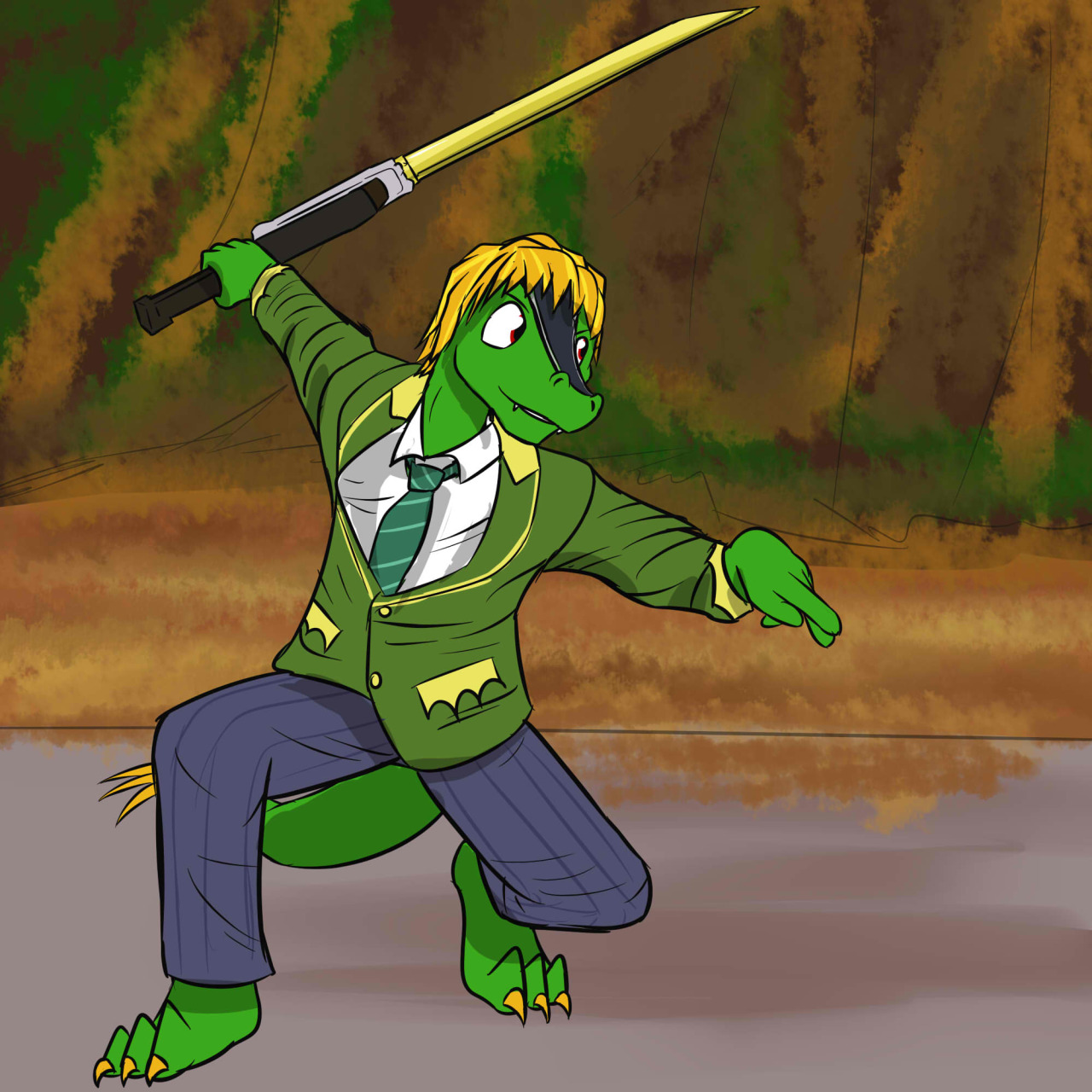 The Bladed Dino, Zakutor! I like grabbing stills from the episodes and trying to