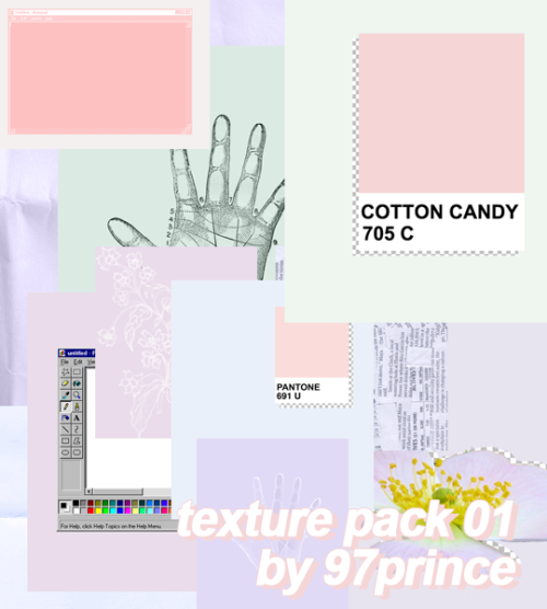 jadelynrph: texture pack 01 by 97prince just some simple pastel textures that i put together when 