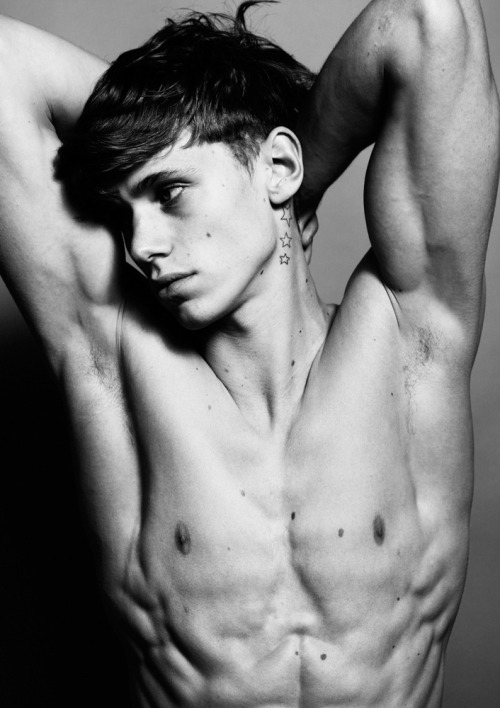 meninvogue:  Bjorn Buckley photographed by Darren Black