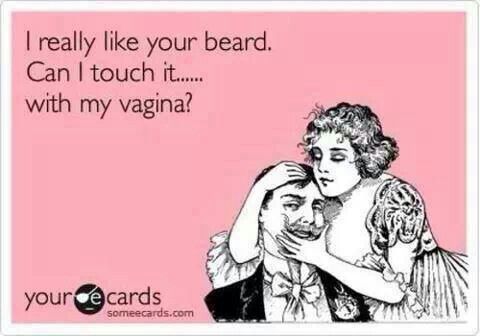 carnal-erotic-desires:  nowsexyrn:  semobimarriedguy:  my-dirty-den:  This made me smirk. And stroke my beard.   Yes, yes you can….  😎💘♏    Yes! 💋  I’d never turn down the chance to let anyone “touch” my beard !!! 😜