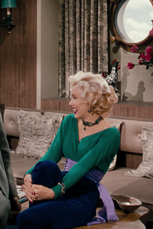 perfectlymarilynmonroe:Marilyn Monroe’s costumes from Gentlemen Prefer Blondes (1953).