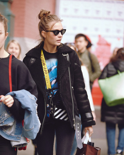 Josephine out and about in NYC - April 7th, 2018.By Ryan Kyungrockim.