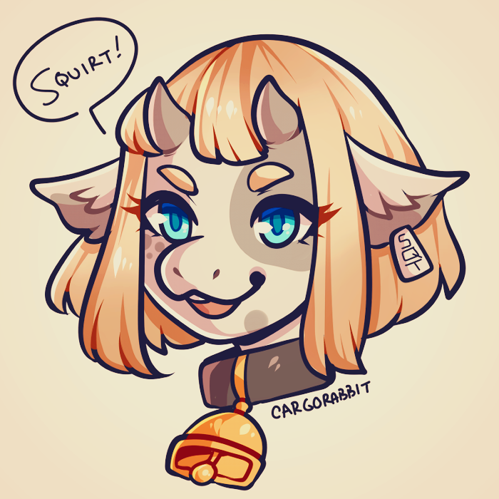redrabbu:  cargorabbit:  @redrabbu has a cute new cow girl :y So of course I had