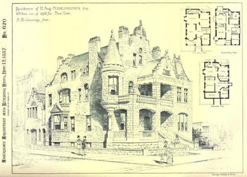 American Architect & Building News (1887) - Residence of E. Aug. Neresheimer, New York