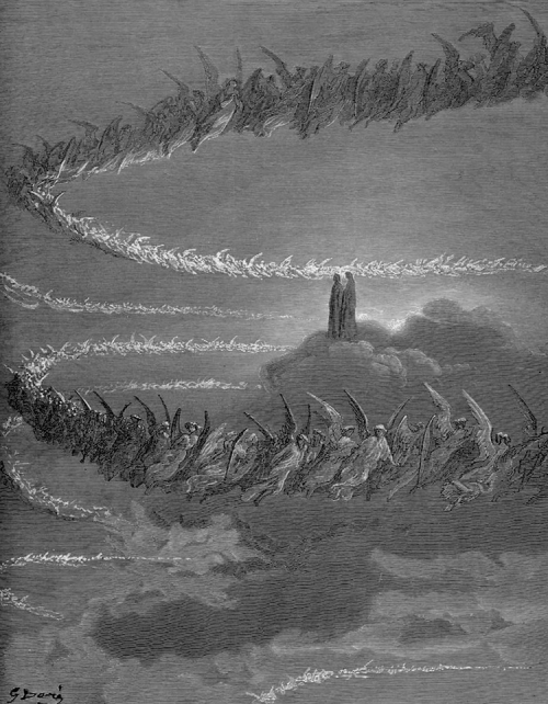 unhistorical:Illustrations for Paradiso, The Divine Comedy (1320) by Gustave DoréCanto XVIII: The sa