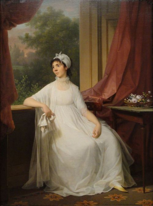 Portrait of Gertrud Hage, nee Heitmann, by Jens Juel, c. 1800 