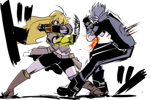 rwby-fan:  ”    ドッ”  by   キシリ   