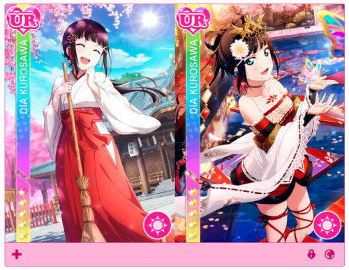 Kurosawa Dia’s UR is a Smile Perfect Lock Card. Details→ t.co/9SOeCbPJIo #LLSIF #スクフェス