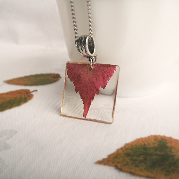 metanoia-charm:  Autumn Leaf Necklaces   Shop | Pinterest | Tumblr | Twitter | Indiegogo