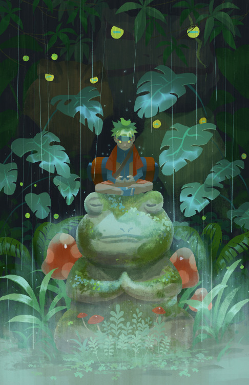 Old old nart piece I did for the Naruto Gallery Show at Gallery Nucleus 