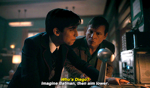 anakinskywalkers:Diego Hargreeves according to other characters in The Umbrella Academy S02