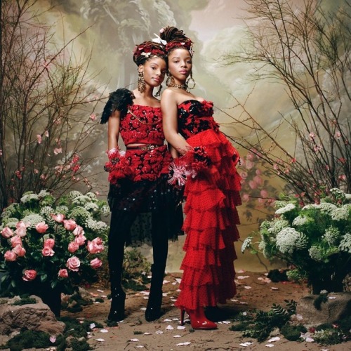 thesoulfunkybrother:  -  Rodarte portrait Series: Women that inspire us  ChloeXHalle.Ph. Autumn de Wilde