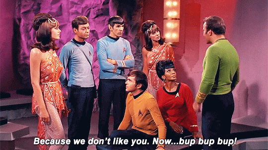 cowboyjimkirk:James T. Kirk + “insults”