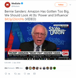 clophalla: the-smiling-pony:  cyclideon:  “hmm. well, i could make principled arguments against trump and sanders. or i could not only pull a false equivalency, but also defend a company that crushes local economies, enforces absurd targets for its