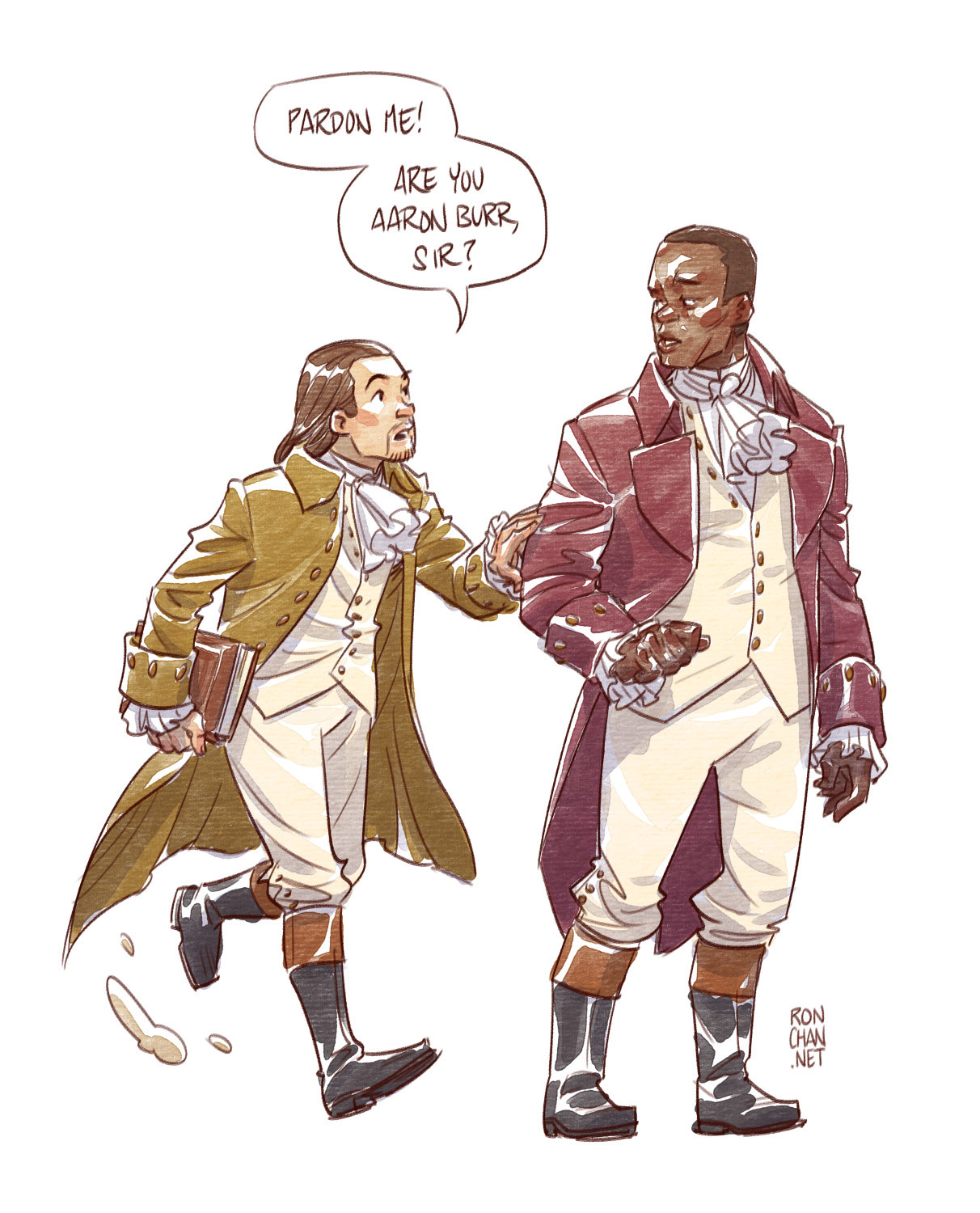 rondanchan:  Realized there may be a significant size difference between Hamilton