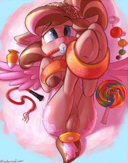 braeburned:  RCR&rsquo;s donuthorse! i love this horse I drew this pone a while ago but the thing i made this for isn’t quite ready yet so I’m just uploading this version now WOO Candycorn buttplug, lollipop spanker, licorice whip, gumball anal beads,