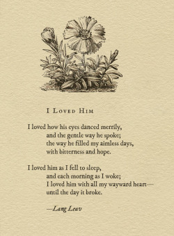 langleav:  New piece, hope you like it xo Lang …………….My new book Lullabies is now available via Amazon, BN.com + The Book Depository and bookstores worldwide.