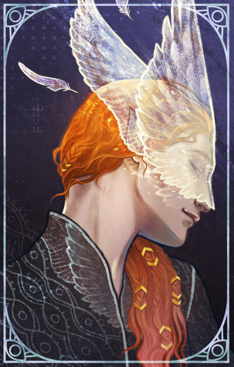 New portraits I made for our own Tal’Dorei campaign: The Seekers at lvl 14! In order: Niko: our wond