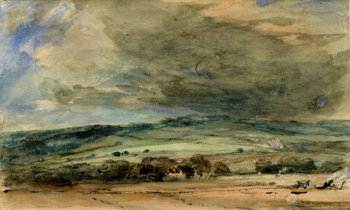 Hampstead HeathJohn Constable (British; 1776–1837)undatedWatercolor The British Museum, London | © T