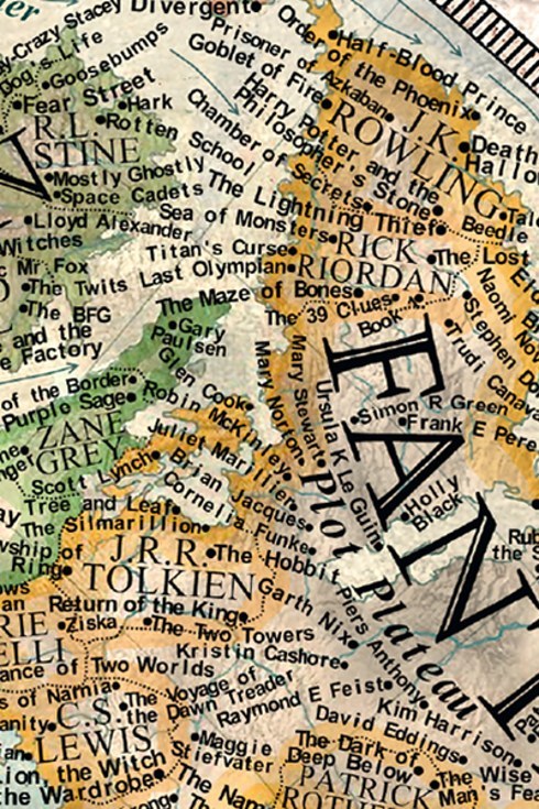 everything4writers:  A 17-Year-Old Artist Created This Incredible Map Of LiteratureVia Buzzfeed