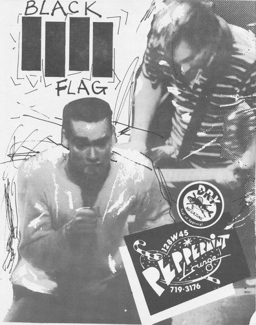 Black Flag: Henry Rollins and Chuck Dukowski, Dry Megazine, 1981