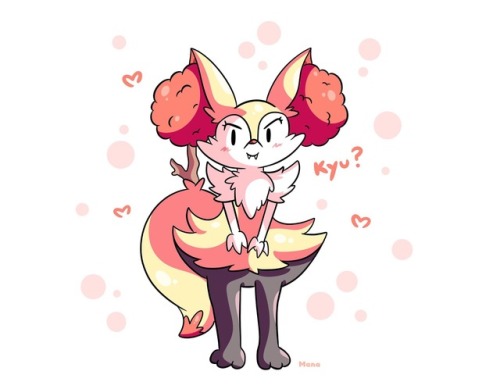 poofy-eared braixen !