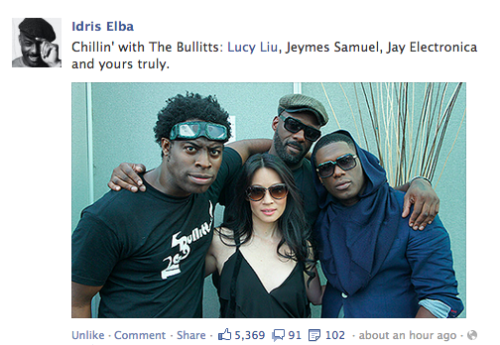 onlyforthepressed:Idris Elba posted this on his Facebook about an hour ago.I’m just going to go ahea
