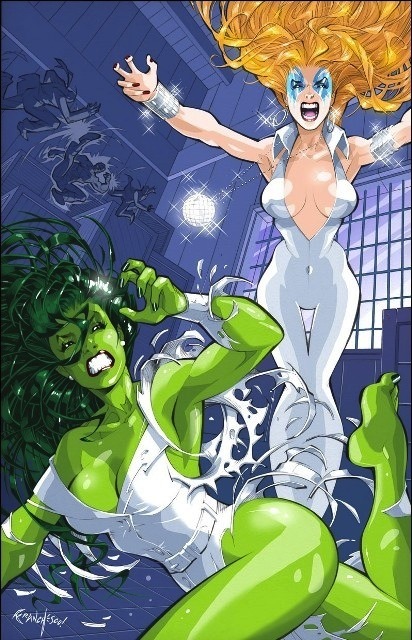 girlsofcomics: similar posts here Dazzler & She-Hulk