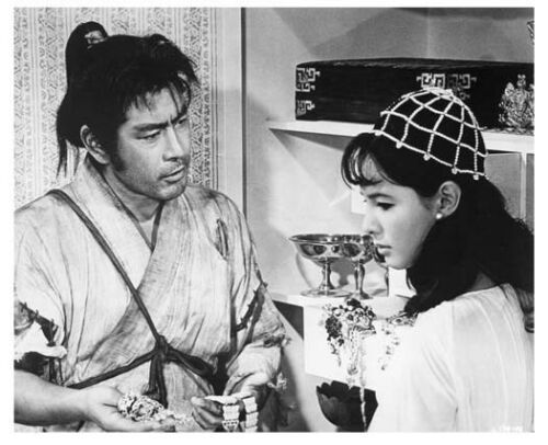 THE LOST WORLD OF SINBAD - Toshiro Mifune and Mie Hama 