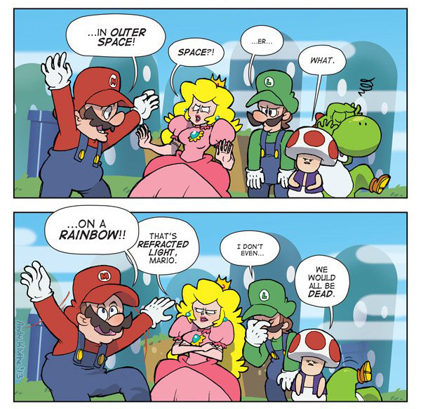 dorkly:  Mario X-Treme Sports 