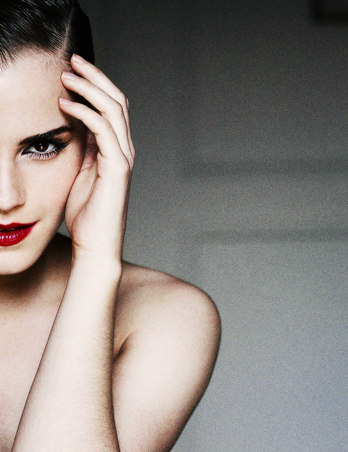 ewatsondaily:  &ldquo;I hope my head doesn’t get very big. I’m just going