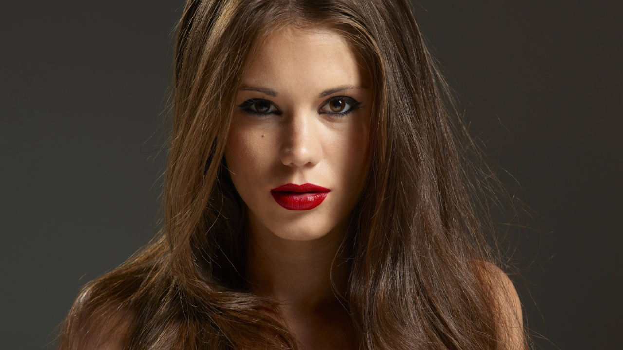 Sexy Woman Of The Day — Marketa Stroblova Aka Little Caprice Red Lips