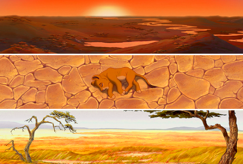 djeloni: johnnapaige: grilledanalcheese: imjustfanni: Color theory: Lion King BEAUTIFUL. Never notic