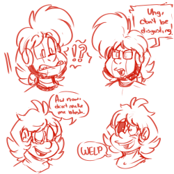 ill probably draw them with ever expression known to man before i ever make a comic