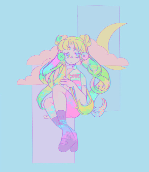 hairbrushed:i love drawing usagi’s hair but drawing her bangs is always a nightmare