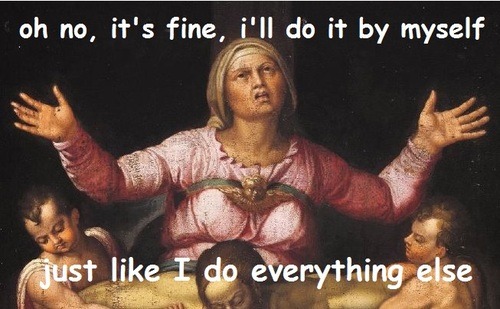 umiko-hitara:  muffinsandmatriarchy:  I just can’t with medieval paintings        Gonna add some of mine.       