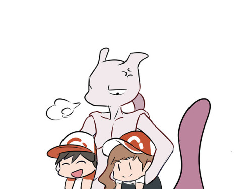 Porn Pics rainyazurehoodie:  Mewtwo taking care of