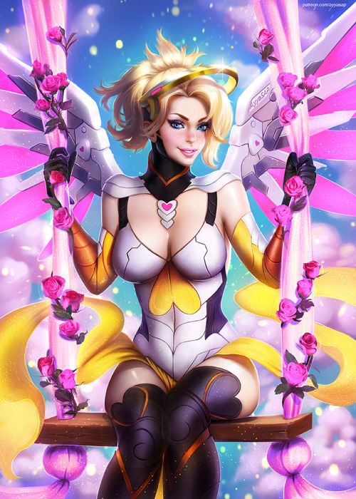 ayyasap:  Mercy /nsfw optional/ by AyyaSAP 